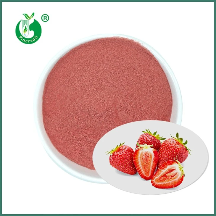 Poudre de jus de fraise
